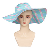Movie Barbie 2023 Barbie Blue Hat Cap Cosplay Accessories Halloween Carnival Props